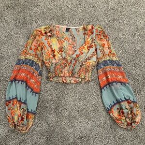 SHEIN Multicolor Boho Blouse